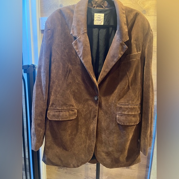 We The Free Jackets & Blazers - 🧥 We The Free by Free People Oversized Faux Suede Blazer - Brown (Size L/G)